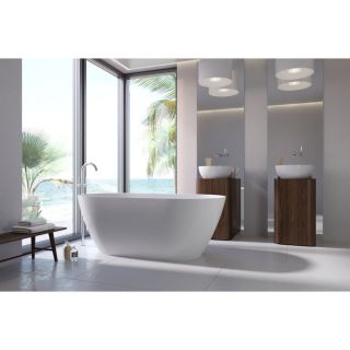 Ванна отдельностоящая Holbi Venus NEW 158x79см белый матовый 1.01.002.11.1